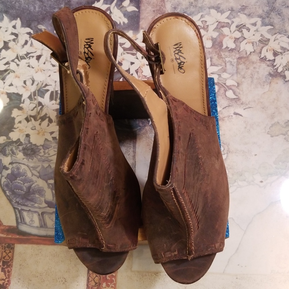*Firm*Mossimo Sling Back heels Sz 10 - Picture 5 of 5